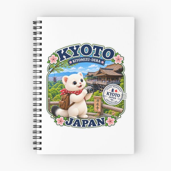 Item preview, Kyoto Fushimi Inari Torii Gates – Cute Japan Travel Sticker designed and sold by aoisora-kiki55.