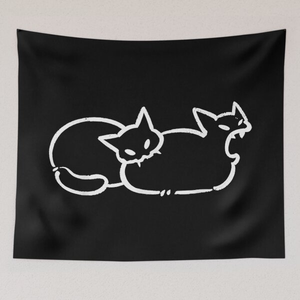 Item preview, Cat Biting Cat Butt Funny Cat Meme Humor designed and sold by GalenoHenley.