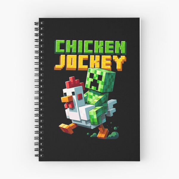 Item preview, Funny Pixel Game Chicken Jockey  designed and sold by ynnVonarx24.