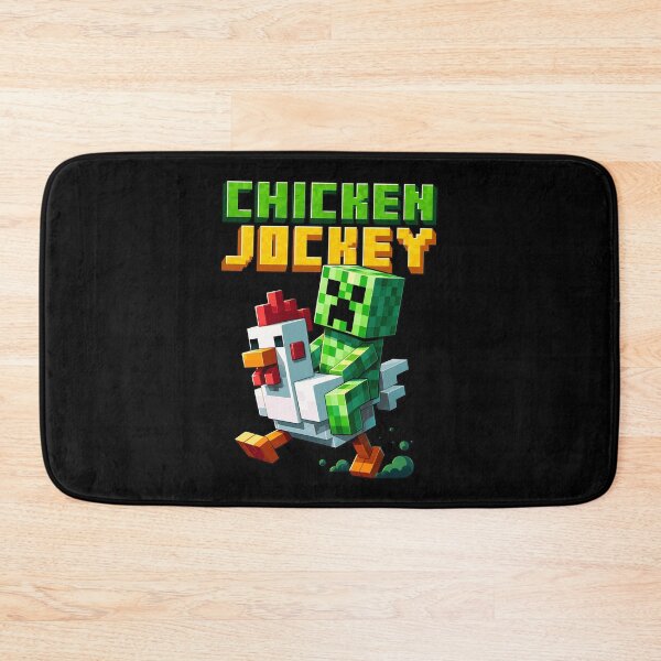 Item preview, Funny Pixel Game Chicken Jockey  designed and sold by ynnVonarx24.