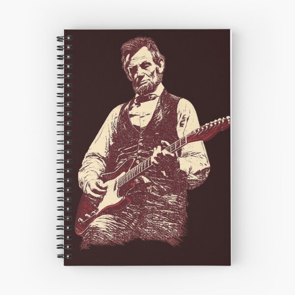 Item preview, Abraham Lincoln Playing Guitar Vintage designed and sold by Emeearts.
