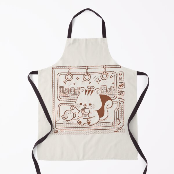 Item preview, Cute Squirrel Train Ride – Kawaii Commuter Train Adventure designed and sold by ToonToos.