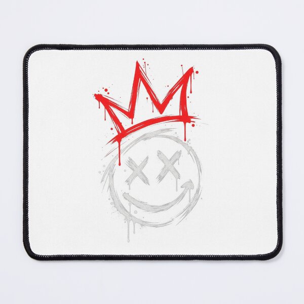 Item preview, Minimalist Crown Smiley Graffiti Street Art designed and sold by LarkLeaf.