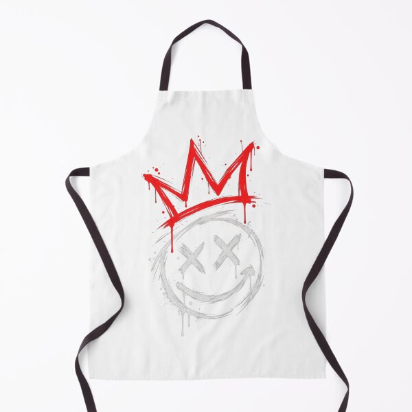 Item preview, Minimalist Crown Smiley Graffiti Street Art designed and sold by LarkLeaf.