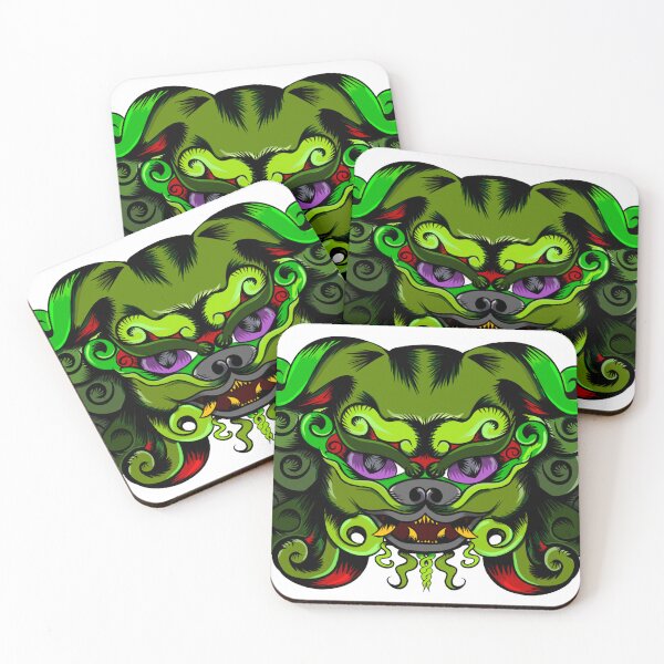 Item preview, Foo dog - Green designed and sold by Gingerfrank.