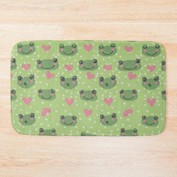 Item preview, Kawaii design of smiling frogs and pink hearts | Cute style designed and sold by Knightofartx25.