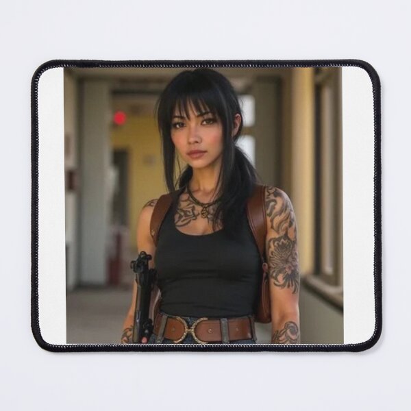 Item preview, Tattooed Woman Street Style Alternative Girl designed and sold by EchoWave11.