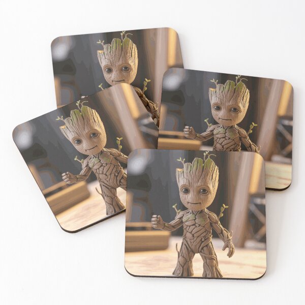 Item preview, Adorable Wooden Tree Guardian Giving Thumbs Up designed and sold by ThayerWinslow.