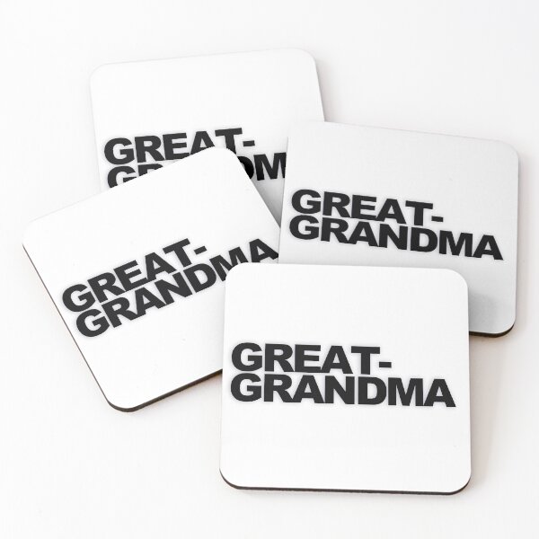 Item preview, GREAT-GRANDMA — Black Minimal Bold Type Statement designed and sold by WORDPAUSE.