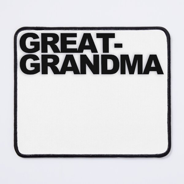 Item preview, GREAT-GRANDMA — Black Minimal Bold Type Statement designed and sold by WORDPAUSE.