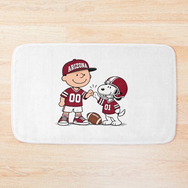 Item preview, Charlie Brown Snoopy Arizona Football Fist Bump designed and sold by OrbitartInk.