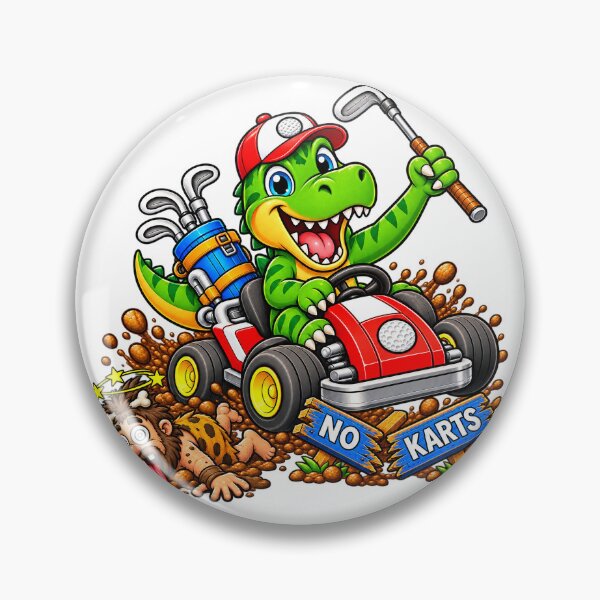 Item preview, Dinosaur T-Rex Golfer designed and sold by blizzard77.