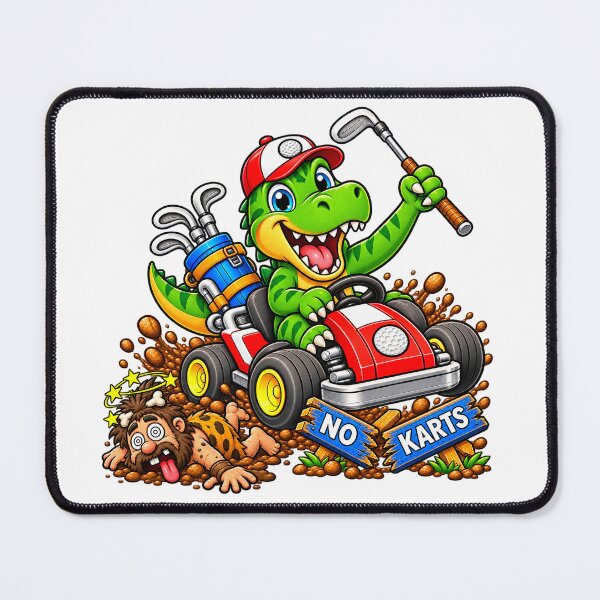 Item preview, Dinosaur T-Rex Golfer designed and sold by blizzard77.