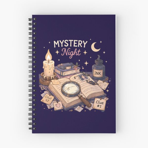 Item preview, Mystery Night – Whodunit Book Art designed and sold by KWW SHOP.