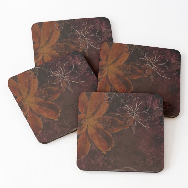 Item preview, Frutiger Metro Y2K Dark Romance Floral - Trendy Gothic Tiger Lily Graphic designed and sold by BrontesWhimsyStore.