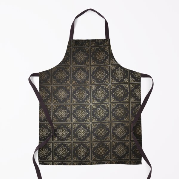 Item preview, Golden Art Deco Tile Pattern designed and sold by Ceylune.