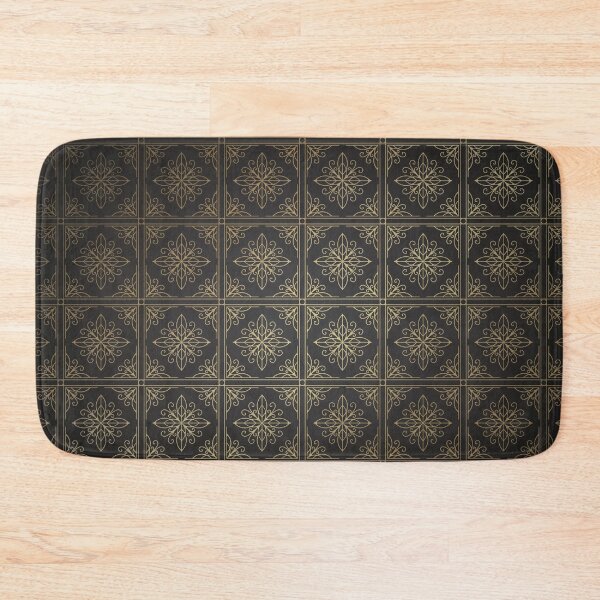 Item preview, Golden Art Deco Tile Pattern designed and sold by Ceylune.