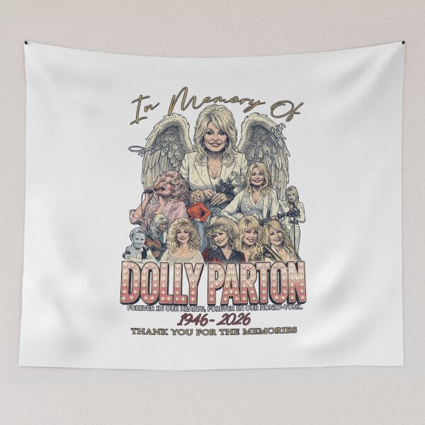 Item preview, In Memory Of Dolly Parton Memorial Shirt - Retro Country designed and sold by Fatherday.