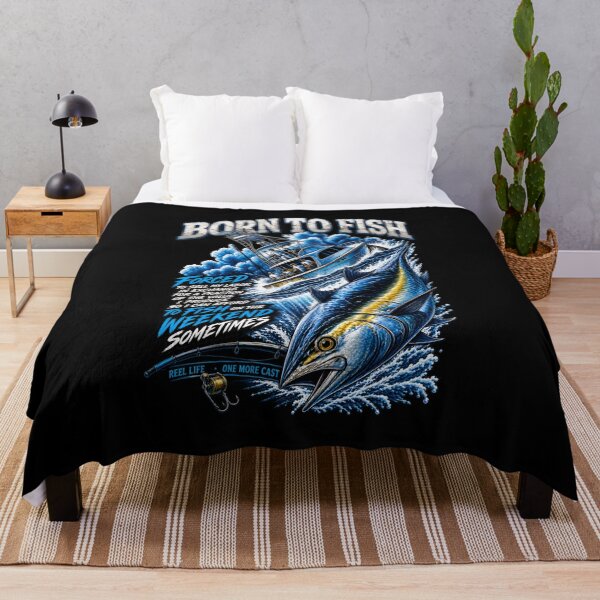 Item preview, Born to Fish Tuna – Offshore Deep Sea Sport Fishing Vintage Design designed and sold by digowosante.