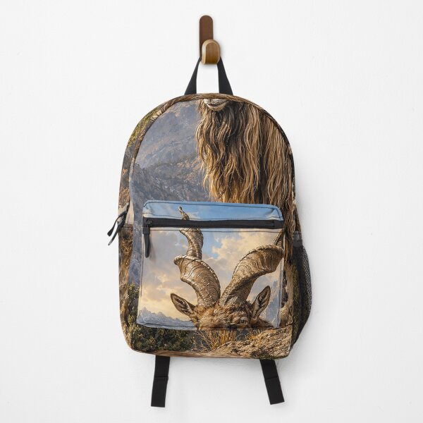 Item preview, Majestic Markhor in the Mountain Wilderness designed and sold by Pixel Junkies Studio.