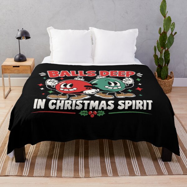 Item preview, Balls Deep in Christmas Spirit Funny Adult Christmas Humor designed and sold by mraihan.