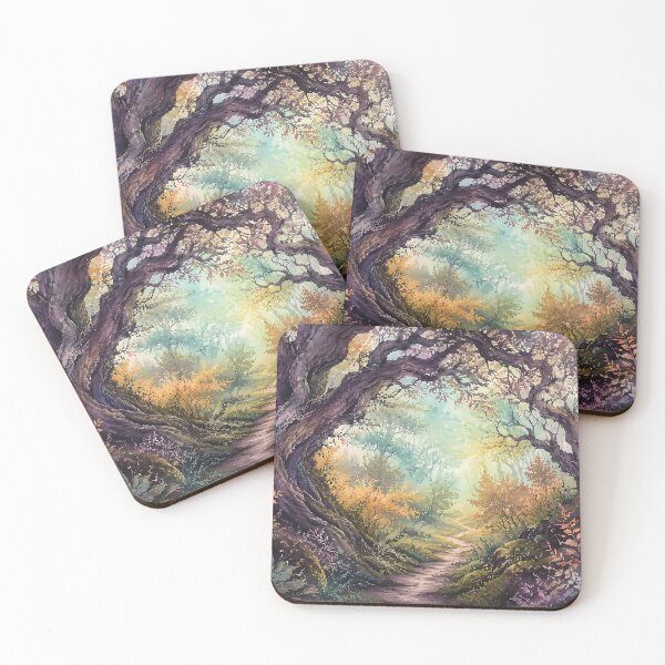 Item preview, Enchanted Forest Path Watercolor Style designed and sold by Spark & Shadow.