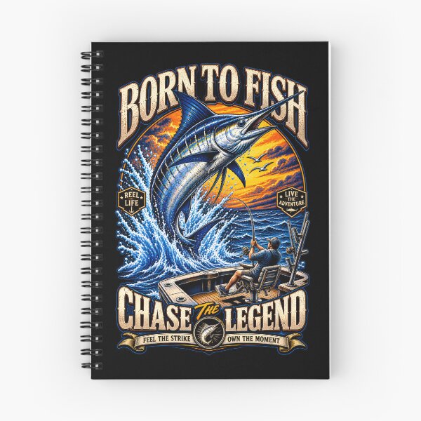 Item preview, Born to Fish Chase the Legend – Marlin Sport Fishing Deep Sea Vintage Design designed and sold by digowosante.