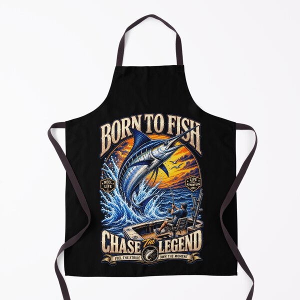 Item preview, Born to Fish Chase the Legend – Marlin Sport Fishing Deep Sea Vintage Design designed and sold by digowosante.