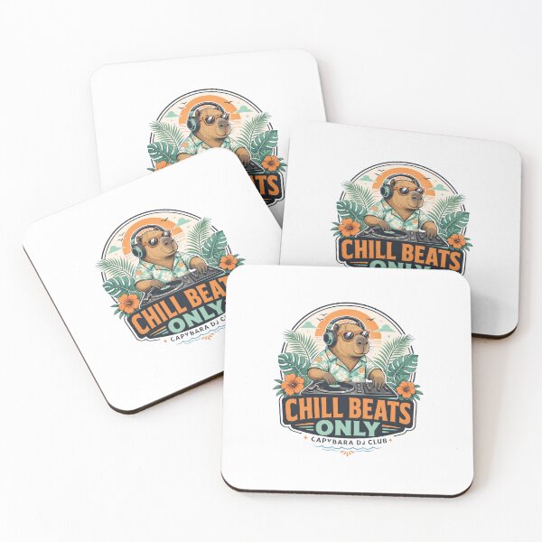 Item preview, Chill Beats Only – Capybara DJ Summer Vibes – Lofi Aesthetic Tee – Cute Animal Art designed and sold by bobscraze.