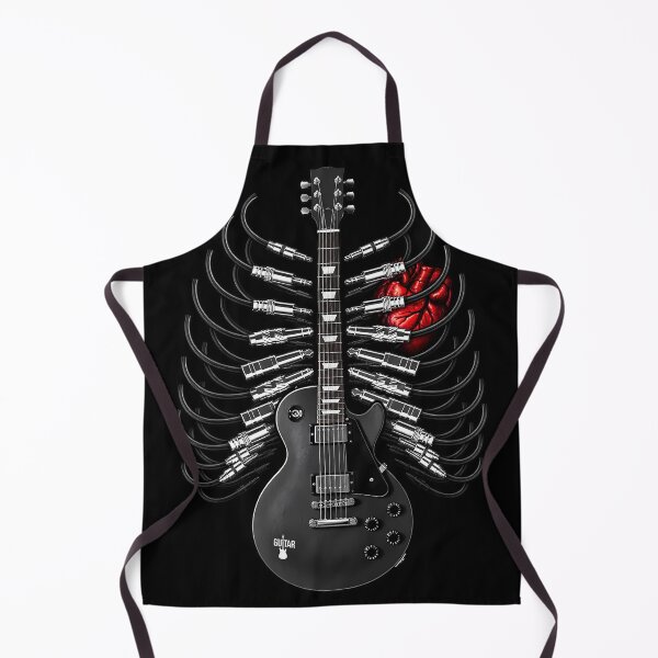 Item preview, Guitar Ribcage – Rock Music Skullcore Streetwear Art designed and sold by GrafiXT.