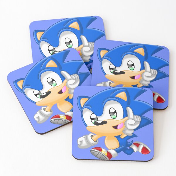 Artikelvorschau, Chibi Sonic the Hedgehog entworfen und verkauft von VioletMoonAnimation.