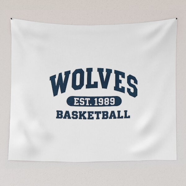 Item preview, Wolves Est 1989 Basketball Retro Varsity Style designed and sold by BlytheKafer.