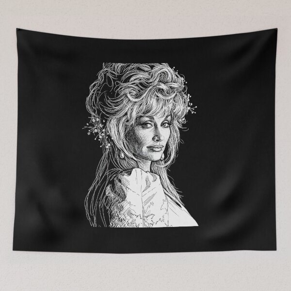 Item preview, Dolly Parton Scribel Art designed and sold by stoppedonlin.