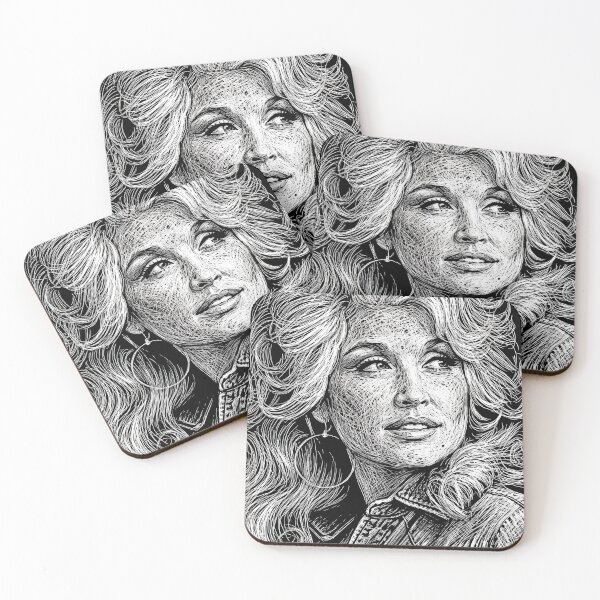 Item preview, Dolly Parton Scribel Art designed and sold by stoppedonlin.
