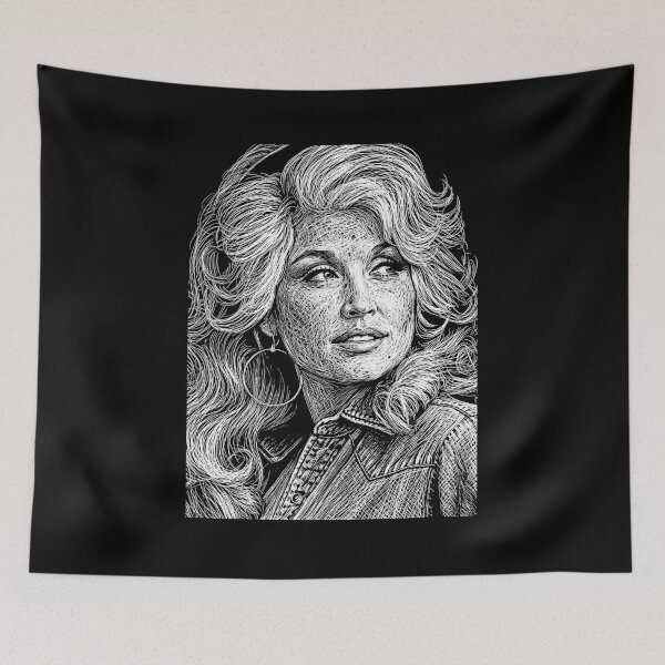 Item preview, Dolly Parton Scribel Art designed and sold by stoppedonlin.