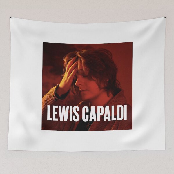 Aperçu de l'œuvre Lewis Capaldi enchanté dans un bosquet de champignons créée et vendue par Mitchmount.