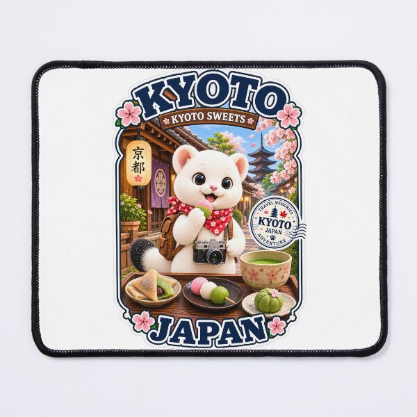 Item preview, Kyoto Japanese Sweets & Wagashi – Cute Japan Travel Sticker designed and sold by aoisora-kiki55.