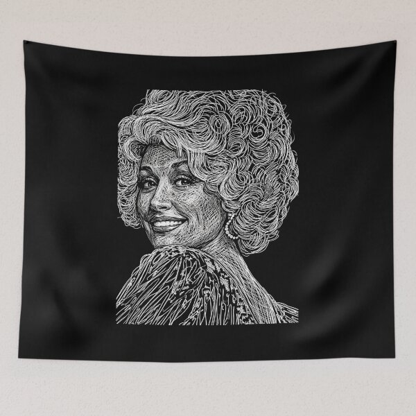 Item preview, Dolly Parton Scribel Art designed and sold by stoppedonlin.