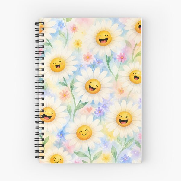 Item preview, Cute Smiling Daisy Flowers designed and sold by naragon4289.