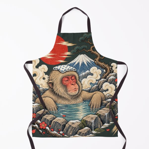 Item preview, Japanese Snow Monkey Onsen designed and sold by lungpleecha.