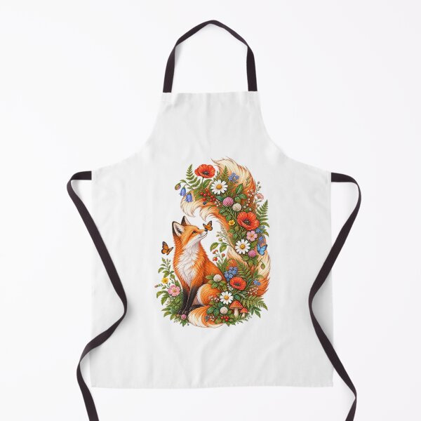 Item preview, Fox Flower Floral Fox Nature Art designed and sold by MrDev.