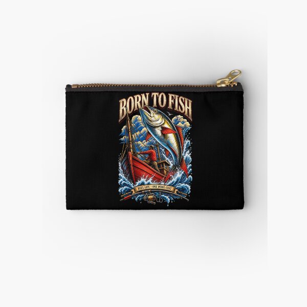 Item preview, Born to Fish Reel Life Vintage Fishing Boat Angler designed and sold by digowosante.