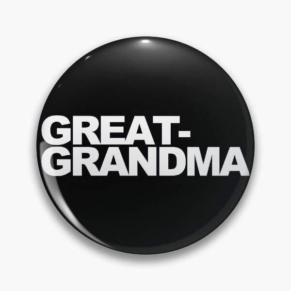 Item preview, GREAT-GRANDMA — White Minimal Bold Type Statement designed and sold by WORDPAUSE.