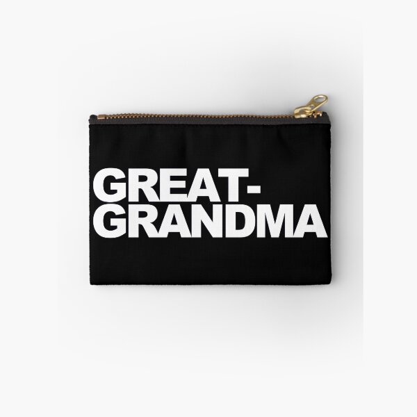 Item preview, GREAT-GRANDMA — White Minimal Bold Type Statement designed and sold by WORDPAUSE.