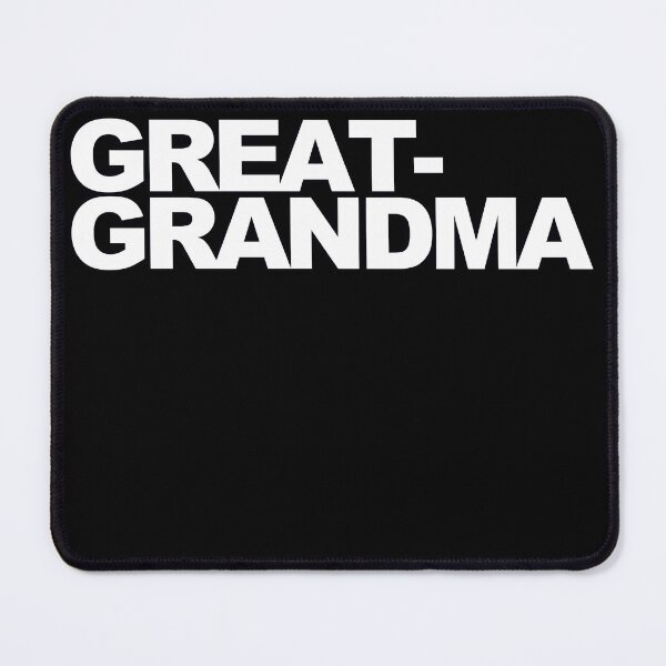 Item preview, GREAT-GRANDMA — White Minimal Bold Type Statement designed and sold by WORDPAUSE.