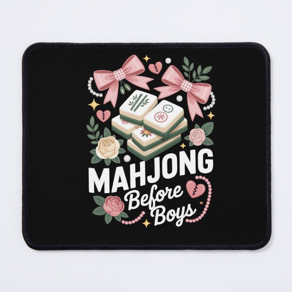Item preview, Mahjong Before Boys - Funny Mahjong Quote designed and sold by HappyDelights.