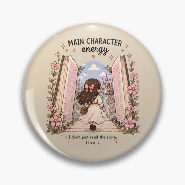 Item preview, Main Character Energy – Living in a Novel Art designed and sold by KWW SHOP.