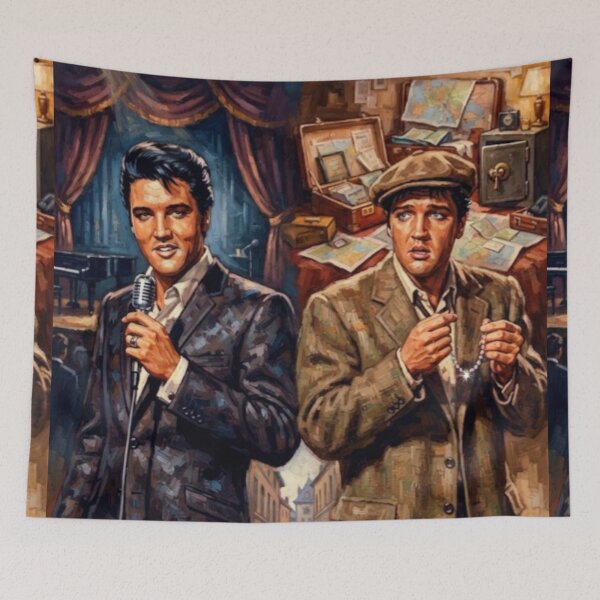 Item preview, Double Trouble Fine Art Tribute designed and sold by Art's Diner.