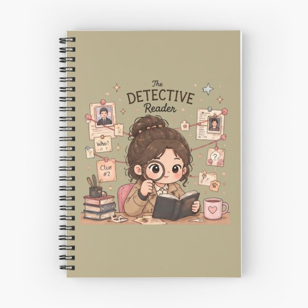 Item preview, The Detective Reader – Mystery Book Lover Design designed and sold by KWW SHOP.