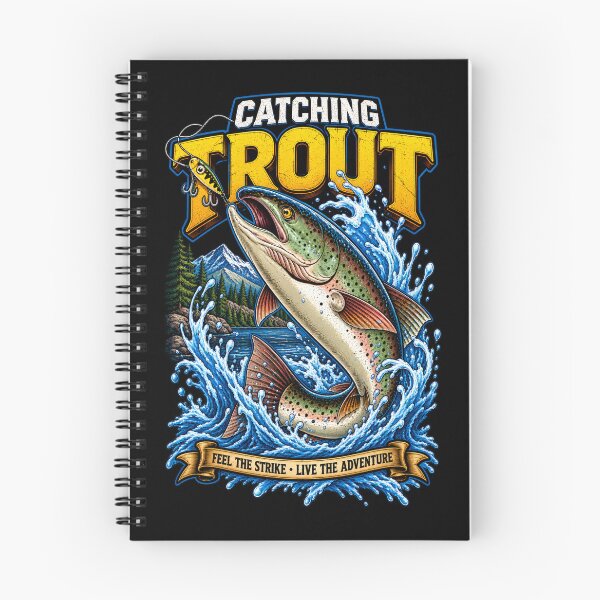 Item preview, Catching Trout Vintage Fishing Adventure Angler Design designed and sold by digowosante.